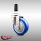 Service Caster 4 Inch 316SS Blue Polyurethane Wheel Swivel 1 Inch Expanding Stem Caster SCC-SS316EX20S414-PPUB-BLUE-1 - alternate 2